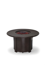 Winston 44" Round Slat Top Fire Table 