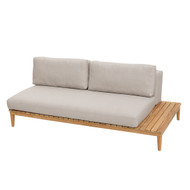 Kingsley Bate Lotus Sectional Settee w/Right Table