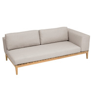 Kingsley Bate Lotus Sectional Settee w/Right Arm