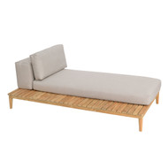 Kingsley Bate Lotus Sectional Chaise w/Right Table 