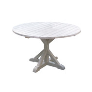  Kingsley Bate Provence  50" Round Dining Table With Painted Finish