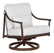 Castelle Largo Swivel Rocking Lounge Chair w/Accent Pillow