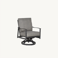 Castelle Barbados Swivel Rocking Dining Arm Chair