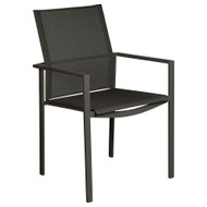 Barlow Tyrie Mercury Dining Arm Chair Powder Coated Stainless Steel