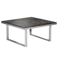Barlow Tyrie Mercury  Low Table with Oxide Ceramic Top