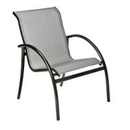 Woodard Tribeca Stackable Sling Dining Arm Chair