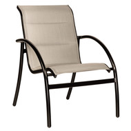 Woodard Tribeca Padded Sling Stackable Dining Arm Chair