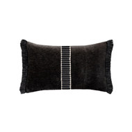 Splendor Charcoal Lumbar Pillow