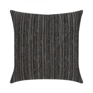Luxe Stripe Charcoal 22" Pillow