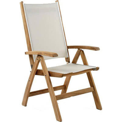 Kingsley Bate St Tropez Adjustable Outdoor/Patio Chair
