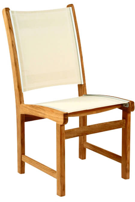 Kingsley Bate St Tropez Teak Outdoor Dining Side Chair