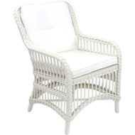 Kingsley Bate Chatham Classic Wicker Outdoor Dining Arm Chair