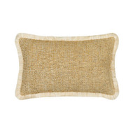 Golden Hour Fringed Lumbar Pillow