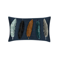 Believe Denim Lumbar Pillow