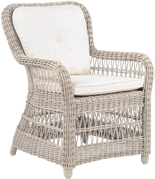 Kingsley Bate Southampton Outdoor Wicker Dining Arm Chair
