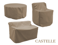 Castelle Nicoya Cushioned High Back Swivel Lounge Chair Cover