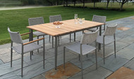 Furniture Cover for Kingsley Bate La Jolla 72"-76" Rectangular Dining Table (LJ72) with Four-Six Chairs