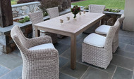 Furniture Cover for Kingsley Bate Sierra 91"  Rectangular Dining Table with Six-Eight Chairs