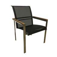 Kingsley Bate Tivoli - Outdoor Stacking Arm Chair