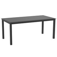 Lane Venture Livingston Rectangular Counter Table with umbrella hole