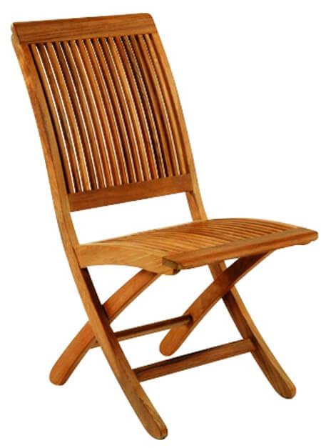 Kingsley Bate Monterey Outdoor Teak Folding Side Chair