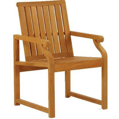 Kingsley Bate Nantucket Teak Patio Arm Chair
