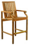 Kingsley Bate Nantucket Teak Bar Chair with Arms