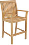 Kingsley Bate Chelsea Teak Outdoor Bar Chair