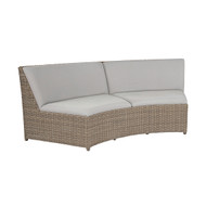 Furniture Cover for Kingsley Bate Milano Main Panel Curved Settee (MO54/34)