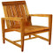Kingsley Bate Amalfi Club Chair - Modern Teak Outdoor Club Chair