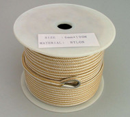 6mm x 100M Double Braid Nylon Anchor Rope, Super Strong, Great for Drum Winches 