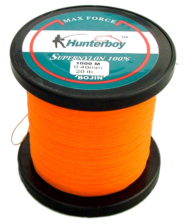 Hunterboy Opaque Orange Mono Fishing Line 1000m 20lb Ultra ...