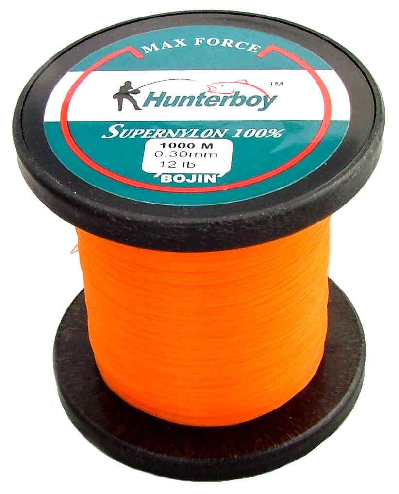 Hunterboy Opaque Orange Mono Fishing Line 1000m 12lb Ultra High Visibility  Nylon - Wholesale Fishing Supplies