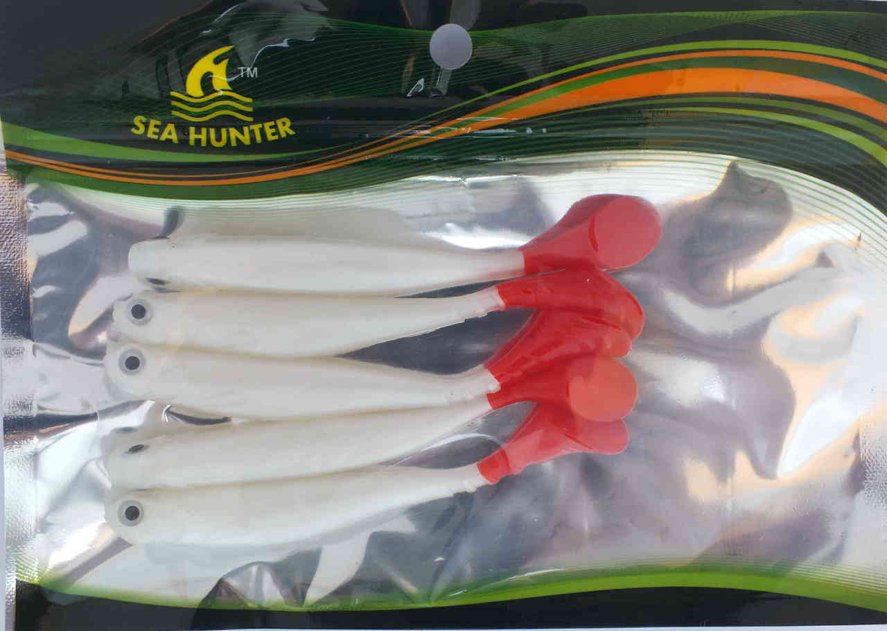 Sea Hunter Thumper Tail Shads 4 Soft Plastics 5 Packs Of 5 Lures - Wholesale  Fishing Supplies