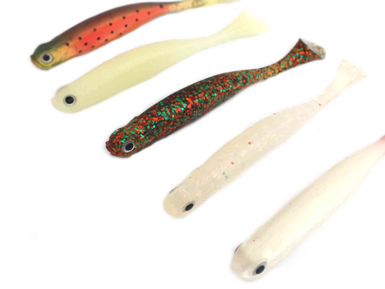 Sea Hunter Thumper Tail Shads 4 Soft Plastics 5 Packs Of 5 Lures - Wholesale  Fishing Supplies