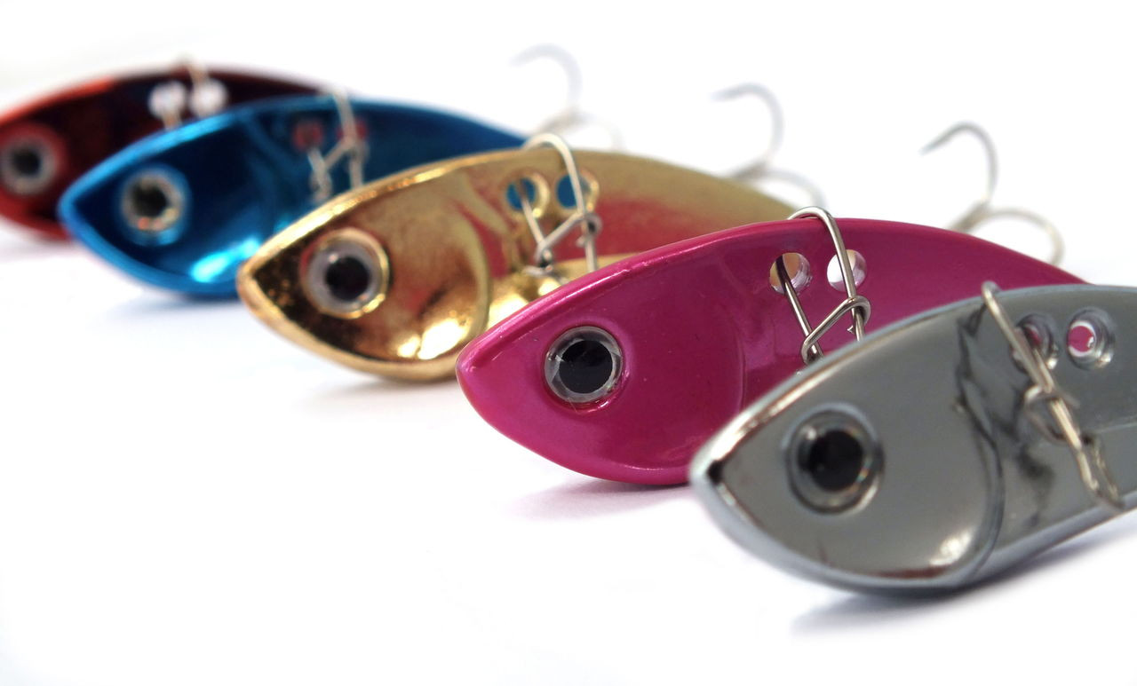 Vibe Fishing Lures 7g x 5 Colours