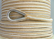 8mm x 100M Double Braid Nylon Anchor Rope, Great for Drum Winches, Super Strong