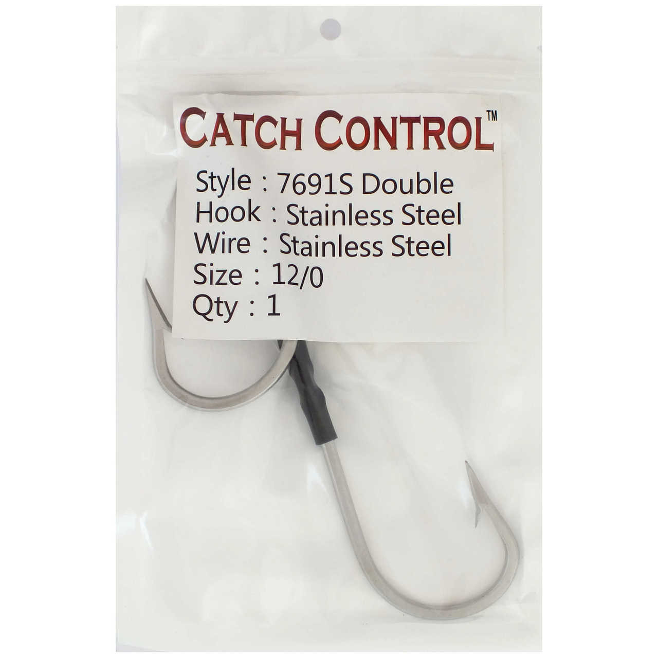 Catch Control 12/0 Forged Stainless Steel Huge Trolling Game Fishing Lure  Hooks - Wholesale Fishing Supplies