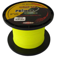 GSR PEfiber Braid Fishing Line 30lb Yellow 300m, Made From 100% UHMWPE Dyneesi