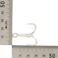 BKK Treble Hooks Super Strong 1/0 6063-5X-CP Cutting Point 10 Pack
