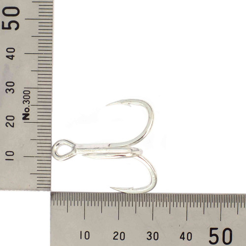BKK Treble Hooks Super Strong 1/0 6063-5X-CP Cutting Point 10 Pack -  Wholesale Fishing Supplies