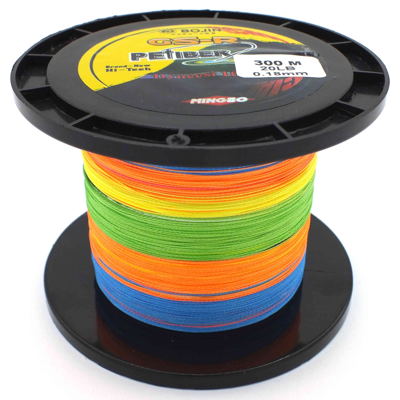 GSRPEFiber Braid Fishing Line 20lb 300m 5 Colour 100% UHMWPE Dyneesi -  Wholesale Fishing Supplies