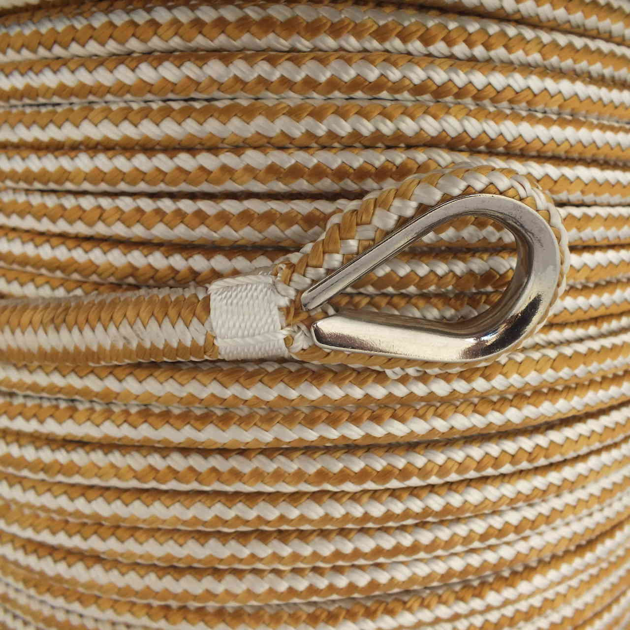 8mm x 150M Double Braid Nylon Anchor Rope, Great for Drum Winches, Super Strong