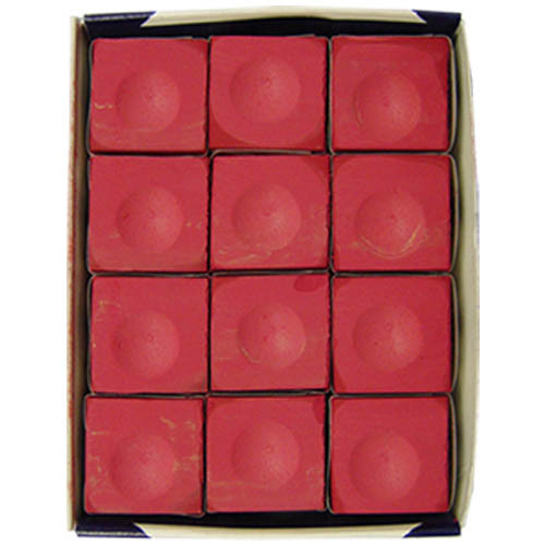 Silver Cup Chalk, Red, 12-Piece Box