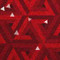 ArtScape 7' Red Triangles Pool Table Cloth