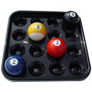 Black Plastic Pool Ball Tray