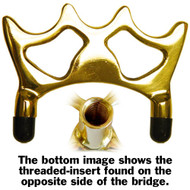 Sterling Solid Brass Bridge Head