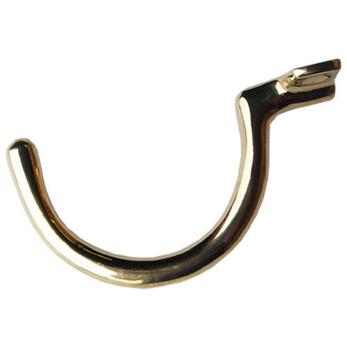 Small Brass Table Hook, Bottom Mounting