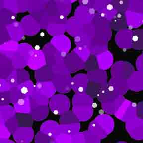 ArtScape 7' Purple Cells Pool Table Cloth