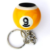 Pool Ball Key Chain and Scuffer, 9-Ball
